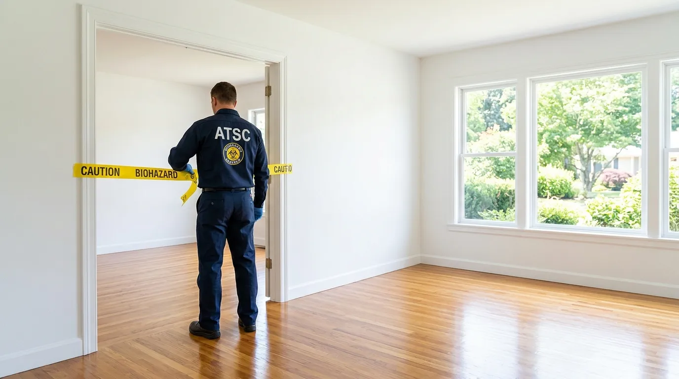 Certified biohazard cleanup crew performing Crime Scene Cleanup in Toccoa